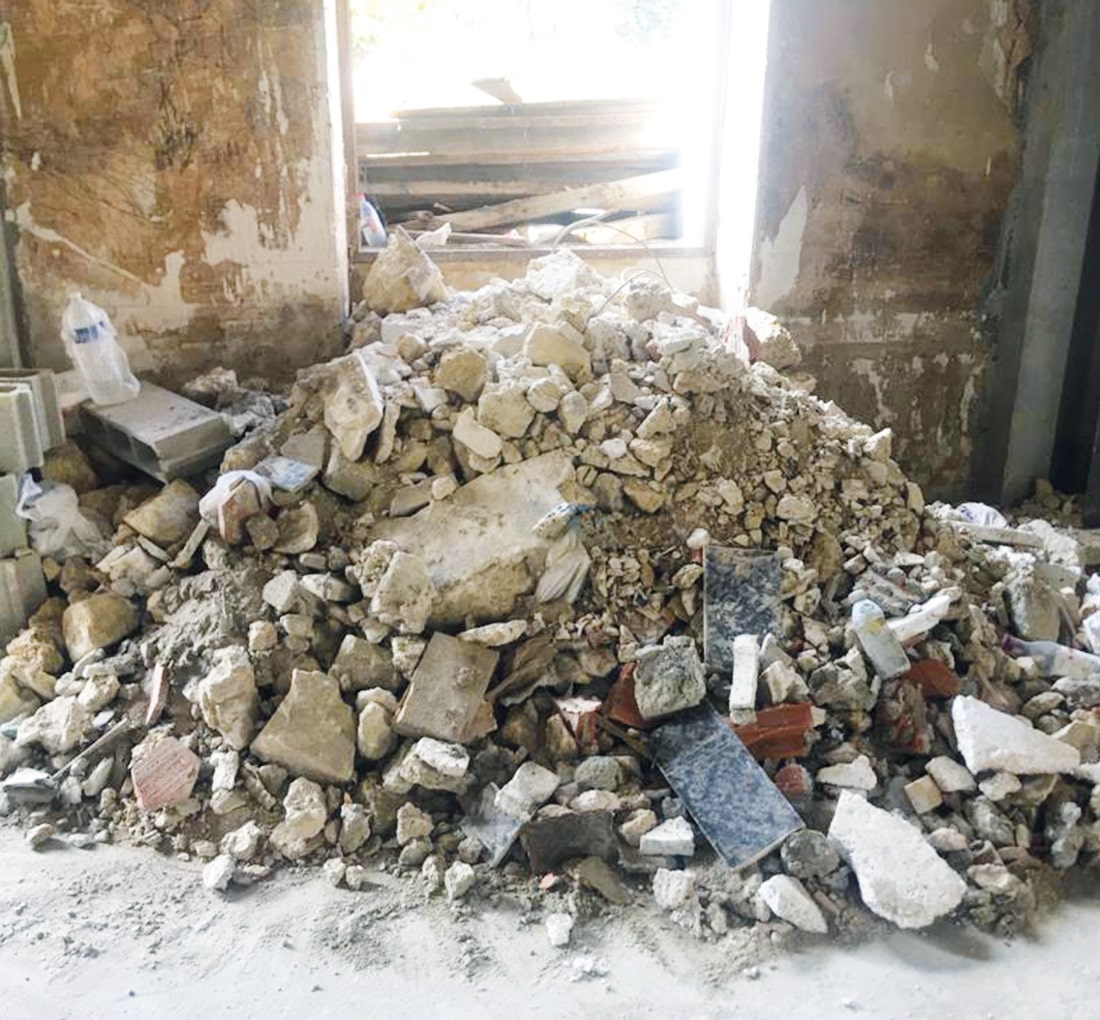 Enlèvement de gravats