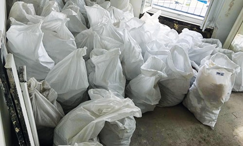 Enlèvement de gravats